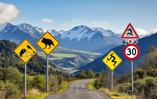 Neuseeland Straßenverkehrszeichen verstehen: Dein Guide